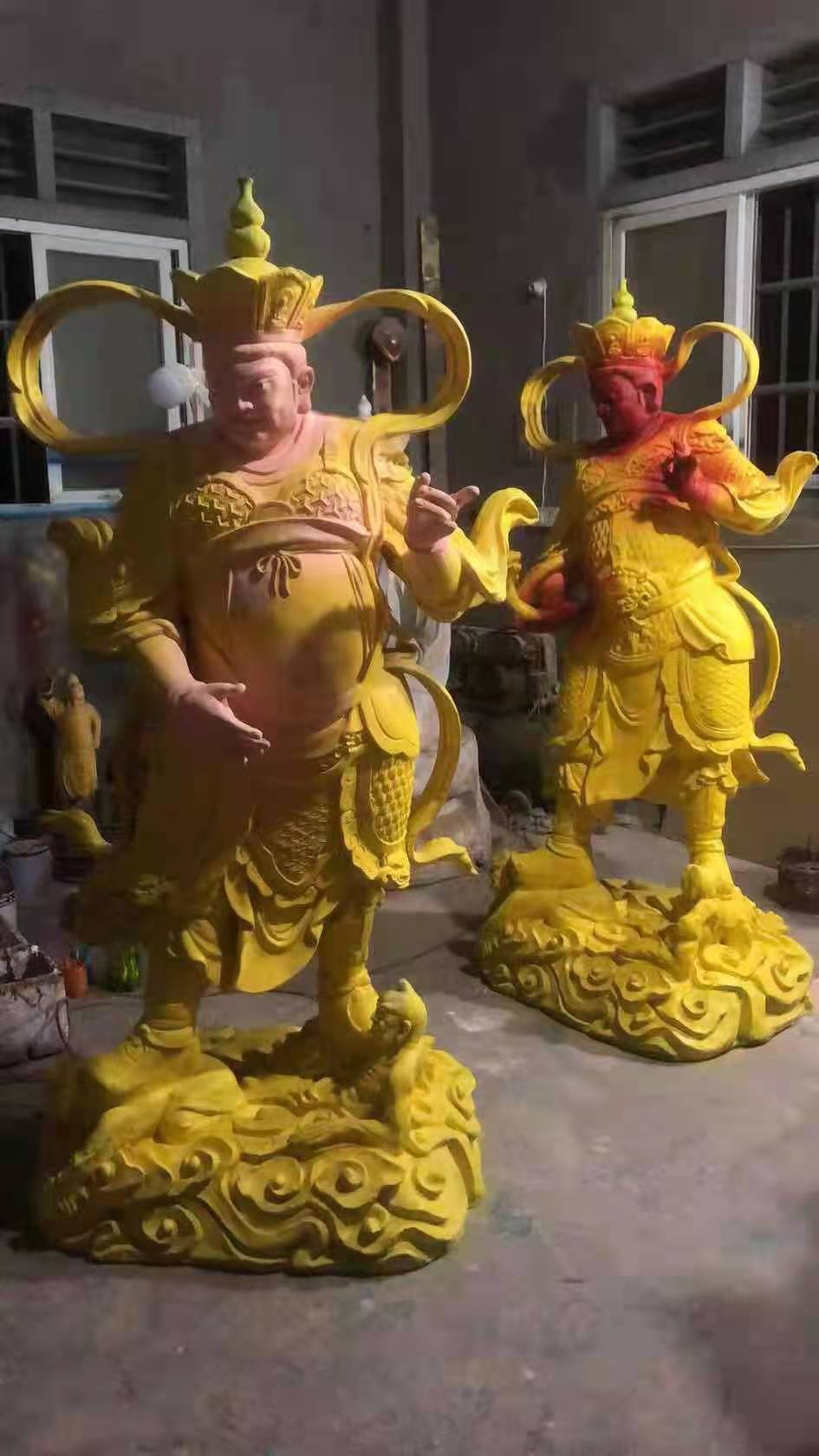 彩运四大天王贴金缘起