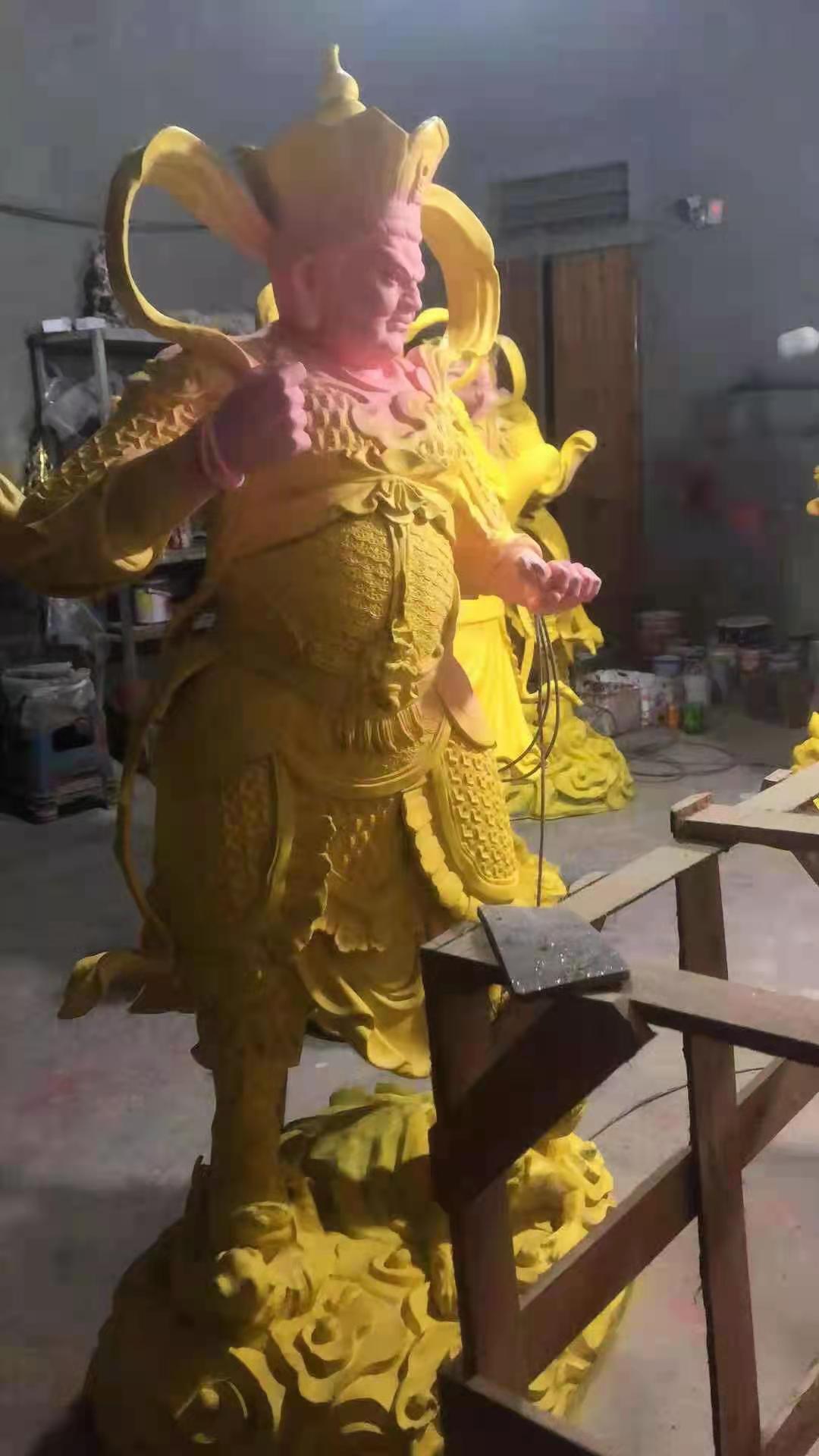 彩运四大天王贴金缘起